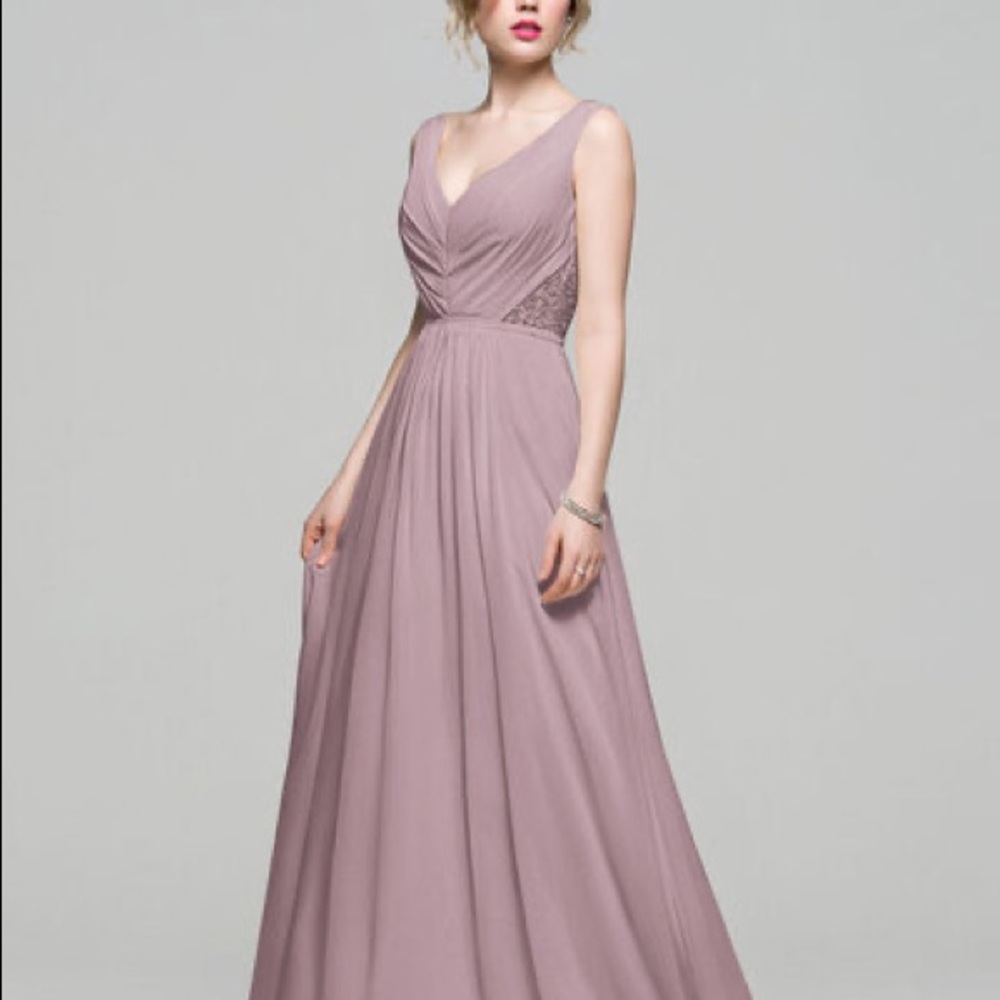 JJs House Dusk A-Line V-Neck Bridesmaid Dress 12